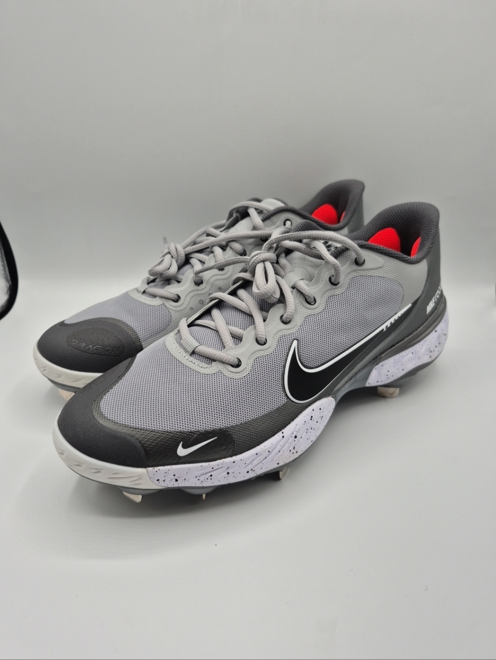 Nike Alpha Huarache Elite 3 Low Grey Men's Size 10 Baseball Cleats (CK0746-011)